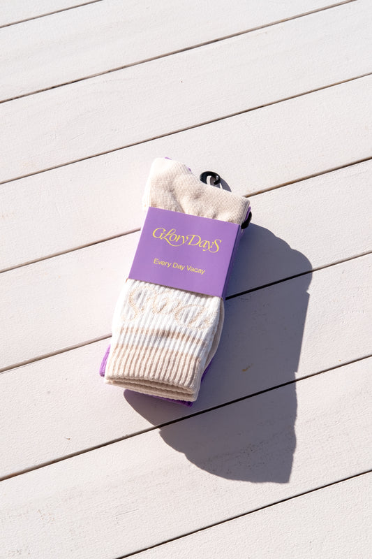 Glory Days Crew Socks - 2 Pack